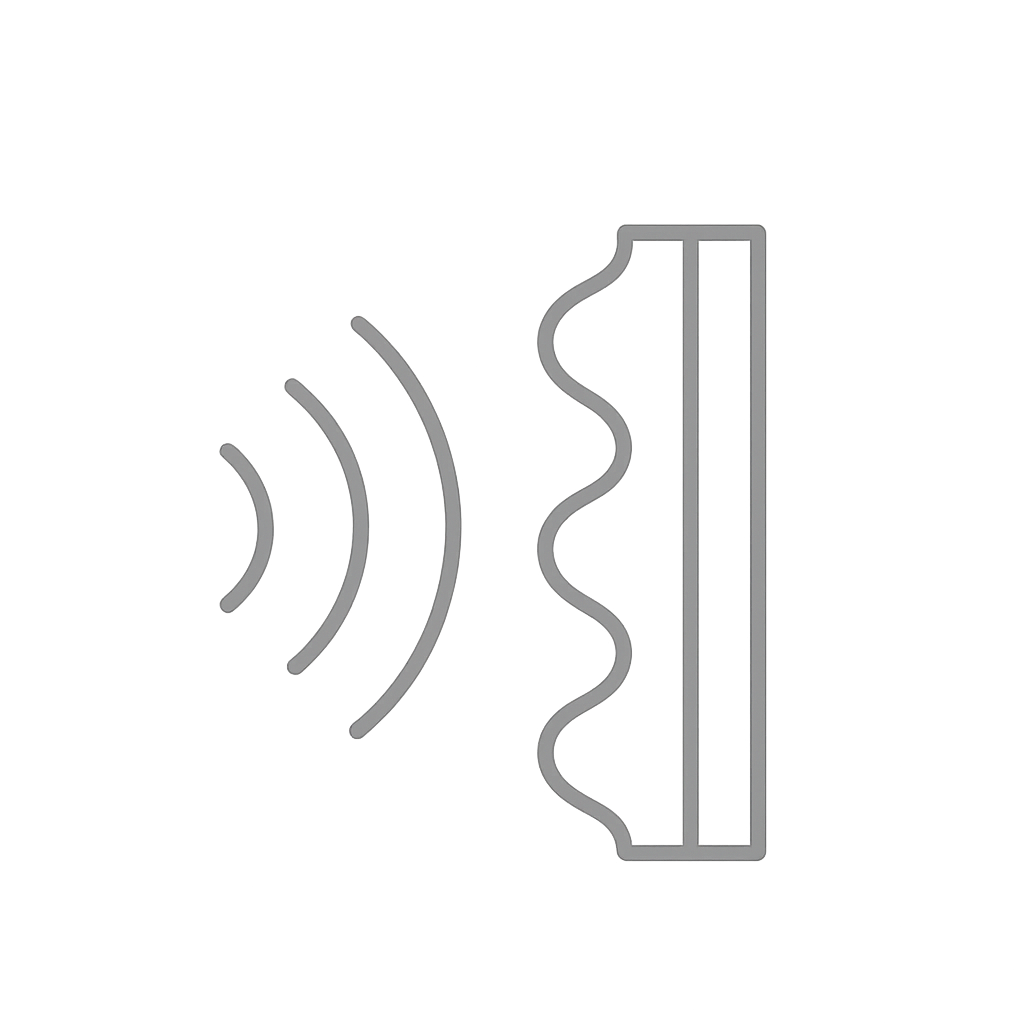 sound absorption icon